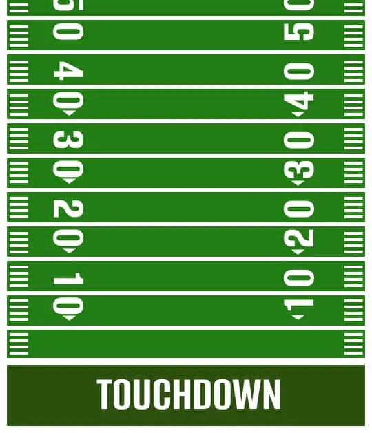 American football field